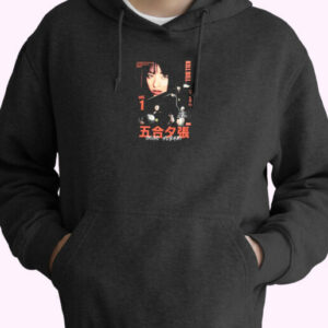 Huf X Kill Bill Gogo Yubari Black Hoodie Design 3