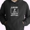 I Just Wait Until It’s Quiet Skeleton Essential Hoodie