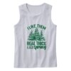 I Like Them Real Thick And Sprucey Gym Christmas Tank Top