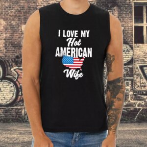 I Love My Hot American Wife Army Tank Top 3