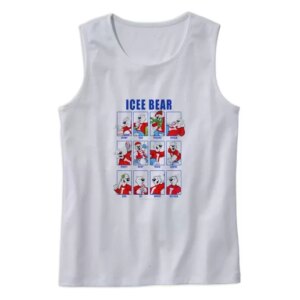 ICEE Bear Emotions Face Summer Tank Top 4