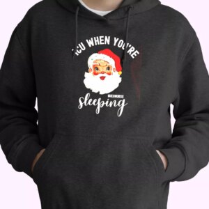 ICU Nurse When You’re Sleeping In Christmas Hoodie Xmas Outfits
