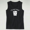 Ice Cream Mike Tyson 1966 Caricature Graphic Tank Top