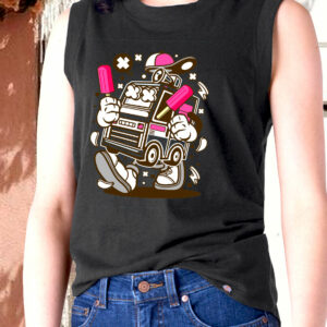Ice Cream Truck Graphic Tank Top