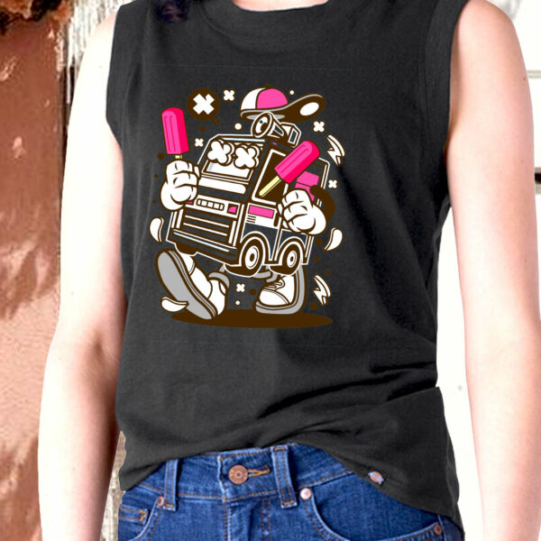 Ice Cream Truck Graphic Tank Top