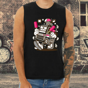 Ice Cream Truck Graphic Tank Top 3
