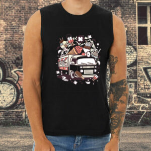 Ice Cream Van Graphic Tank Top 3