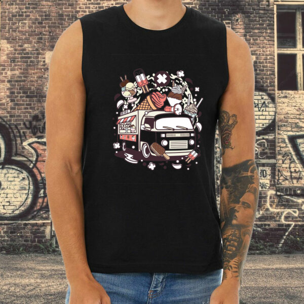 Ice Cream Van Graphic Tank Top