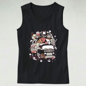 Ice Cream Van Graphic Tank Top 4