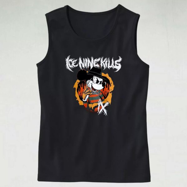Ice Nine Kills Freddy Krueger Mickey Mouse On Sale Classic Tank Top Style