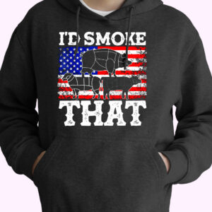 Id Smoke That Patriotic Grillmaster Bbq Lovers 80s Oversized Hoodie.jpeg