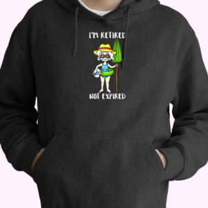 I’m Retired Not Expired Essential Hoodie