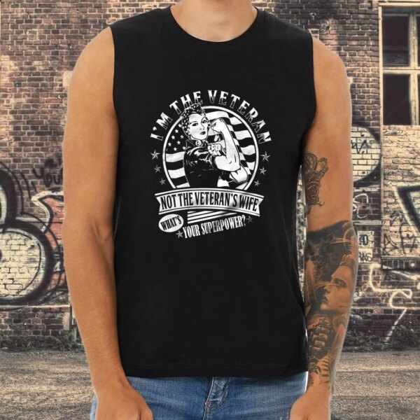 I’m The Veteran Not The Veteran’s Wife Army Tank Top