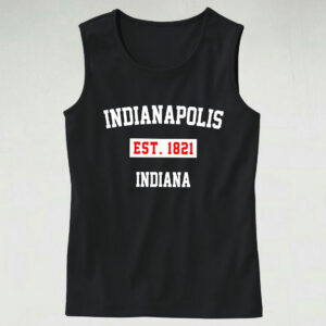 Indianapolis Est 1821 Indiana Tank Top