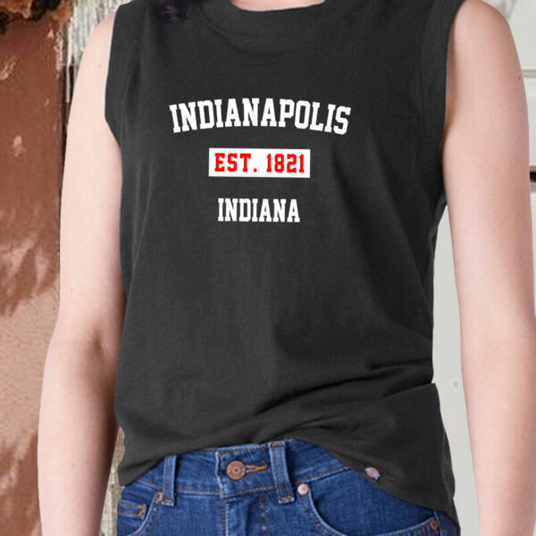 Indianapolis Est 1821 Indiana Tank Top