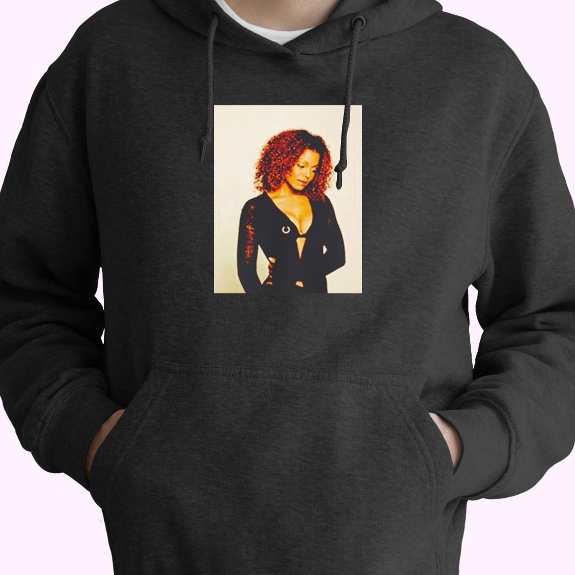 Janet Jackson Photoshoot Retro Hoodie Design Janet Jackson Photoshoot Retro Hoodie Design