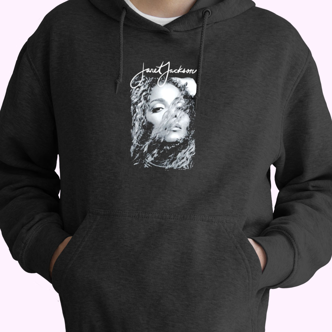 Janet Jackson Photoshoot Style Graphic Hoodie Design Janet Jackson Photoshoot Style Graphic Hoodie Design