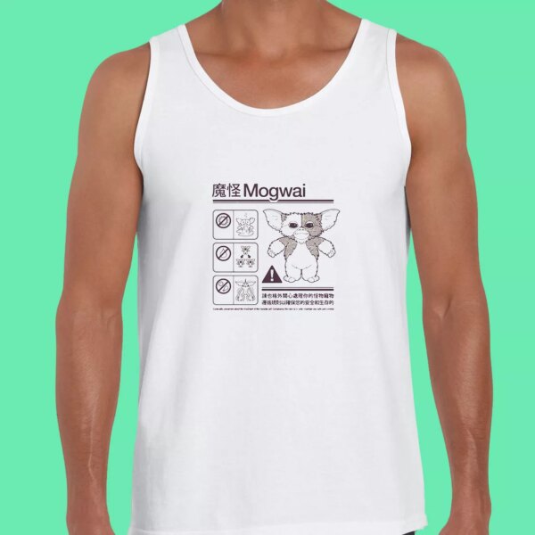 Japanese Mogwai Care Instruction Gremlins Gizmo Summer Tank Top