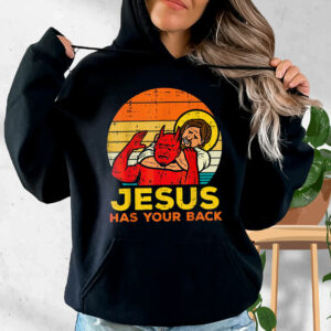 Jesus Has Your Back Jiu Jitsu Funny Hoodie Streetwear