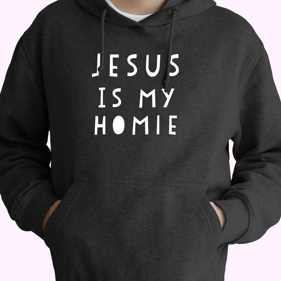 Jesus Is My Homie Quote 70s Basic Hoodie Jesus Is My Homie Quote 70s Basic Hoodie