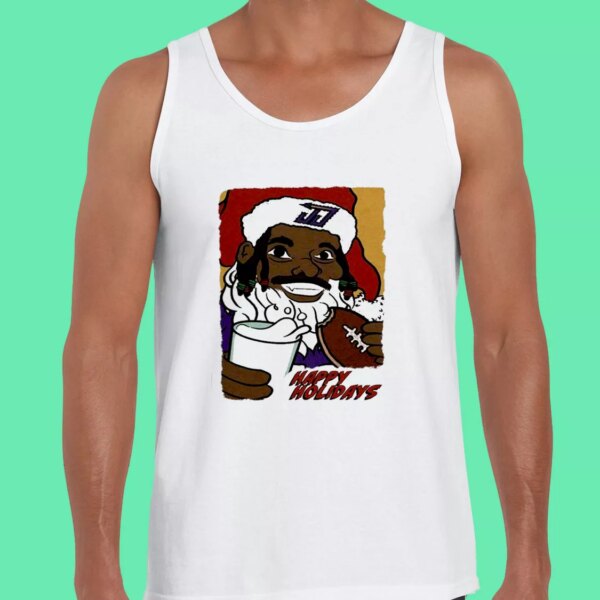 Jetta Claus Happy Holiday Gym Christmas Tank Top