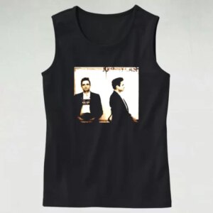 Johnny Cash Mugshot Aesthetic Tank top 4