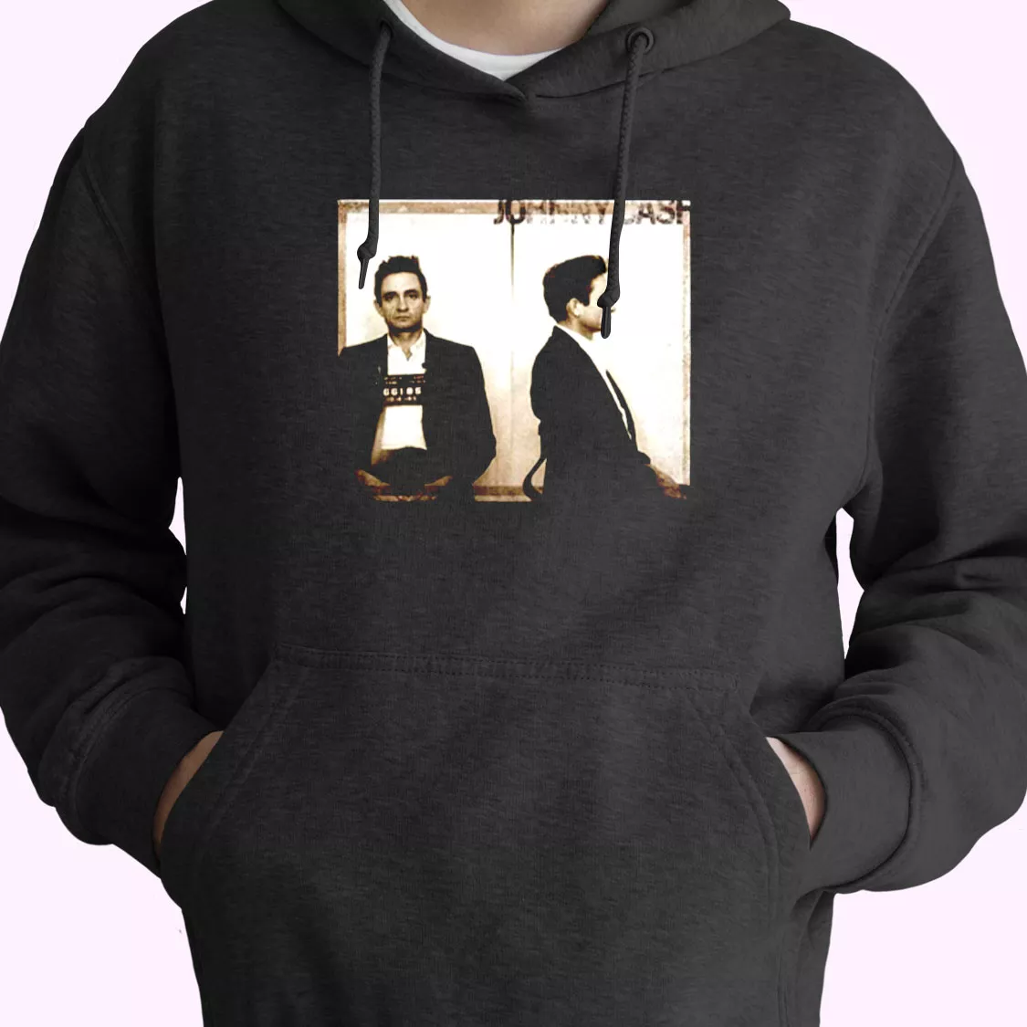Johnny Cash Mugshot Fashionable Hoodie Johnny Cash Mugshot Fashionable Hoodie