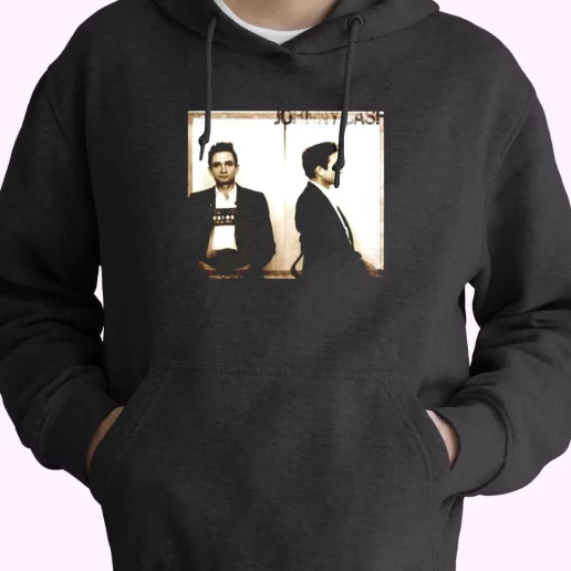 Johnny Cash Mugshot Fashionable Hoodie Johnny Cash Mugshot Fashionable Hoodie