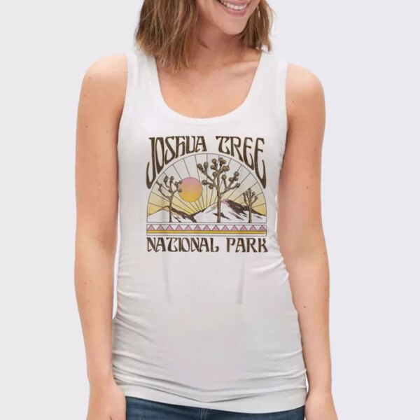 Joshua Tree National Park Retro Earth Day Tank Top