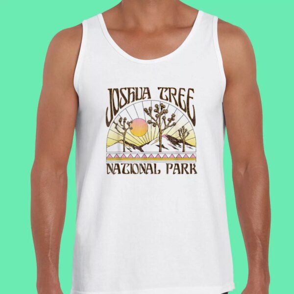 Joshua Tree National Park Retro Earth Day Tank Top