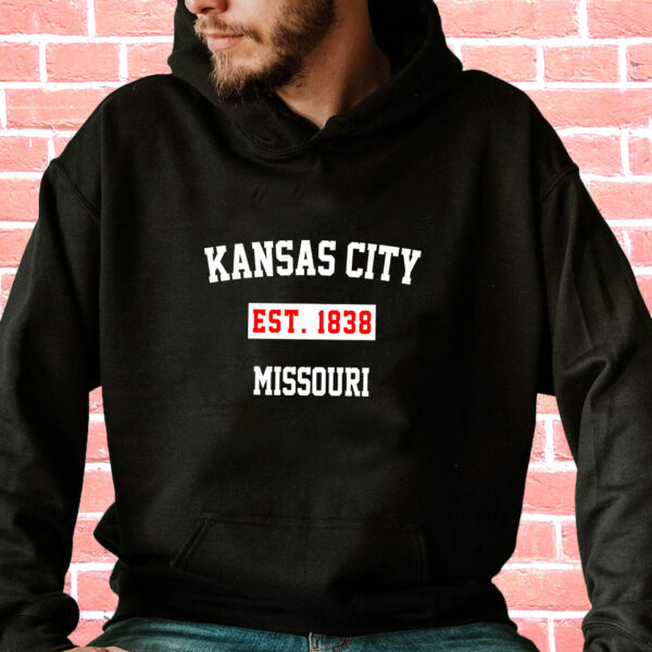 Kansas City Est 1838 Missouri Vintage Hoodie