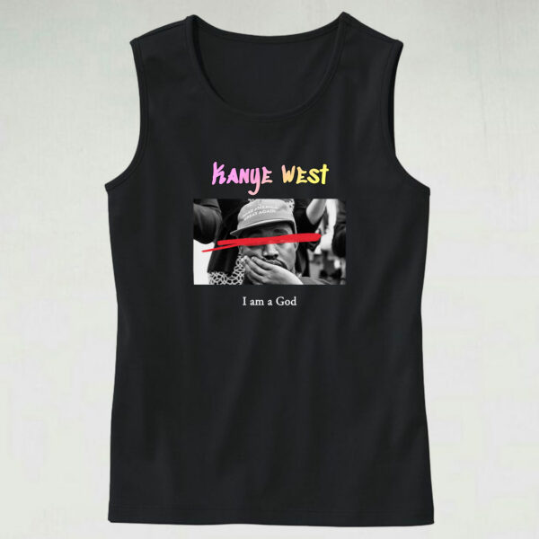 Kanye West I Am A God Hip Hop Tank Top
