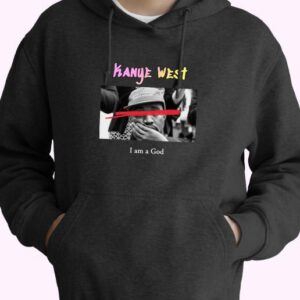 Kanye West I Am A God Rapper Quote Hoodie 4