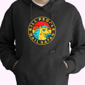 Kill People Hail Satan Unicorn Essential Hoodie