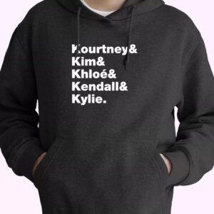 Kourtney Kim Chloe Kendall And Kylie Family Fashionable Hoodie