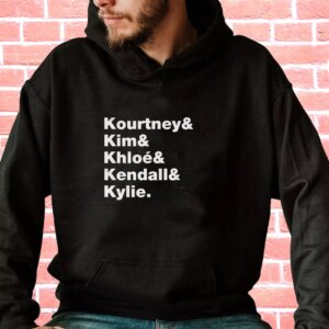 Kourtney Kim Chloe Kendall And Kylie Family Fashionable Hoodie 3