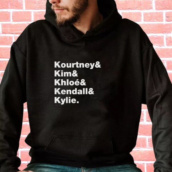 Kourtney Kim Chloe Kendall And Kylie Family Fashionable Hoodie