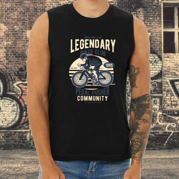 Legendary Biker Club Graphic Tank Top