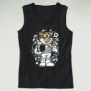 Leopard Astronaut Graphic Tank Top