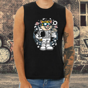 Leopard Astronaut Graphic Tank Top 3