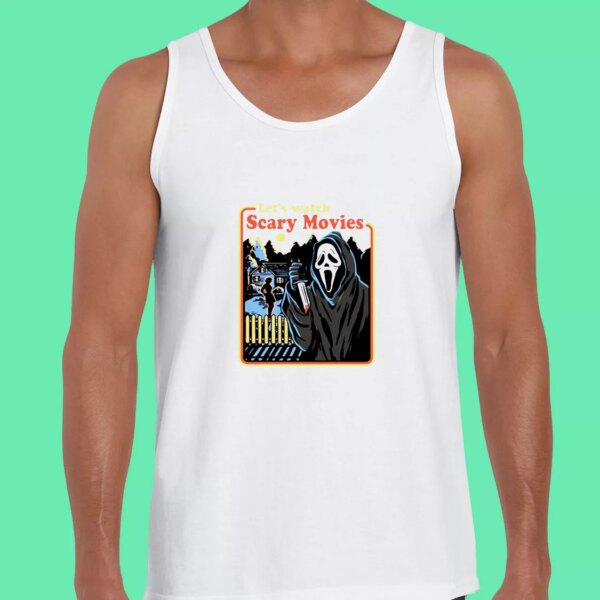Let’S Watch Scary Horror Movies Summer Tank Top