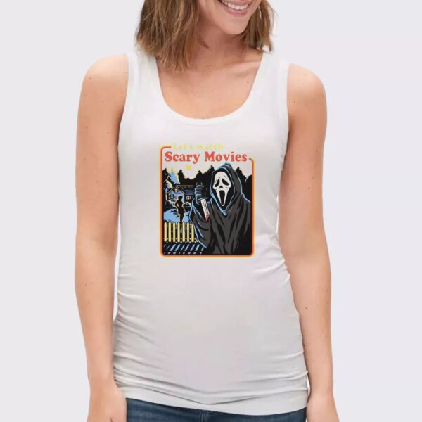 Let’S Watch Scary Horror Movies Summer Tank Top