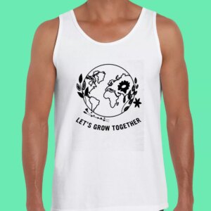 Lets Grow Together Earth Day Tank Top 3