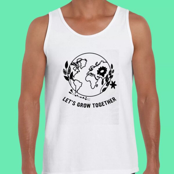 Let’s Grow Together Earth Day Tank Top