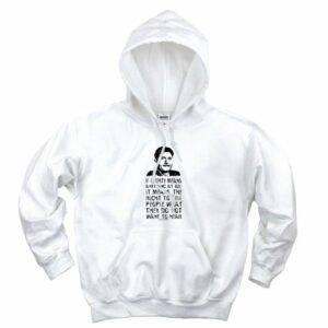 Liberty Free Speech Quote Aesthetic Graphic Hoodie
