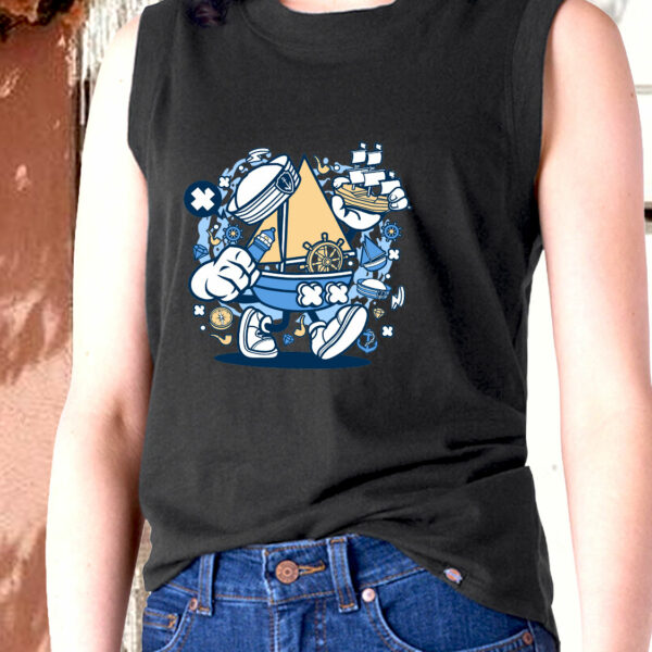 Little Sailor Graphic Tank Top
