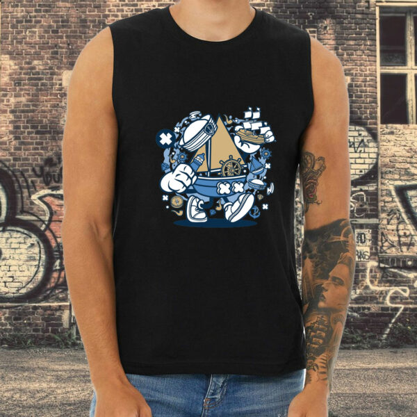 Little Sailor Graphic Tank Top