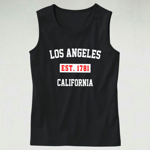 Los Angeles Est 1781 California Tank Top