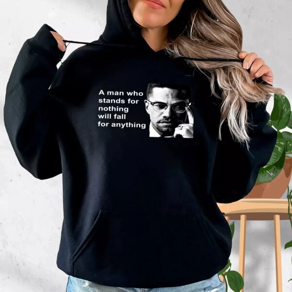 Malcolm X Black Panthers Party Civil Human Rights Classic Hoodie Streetwear