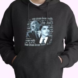 Martin Luther King Jr Feat Barack Obama MLK Day Hoodie 4